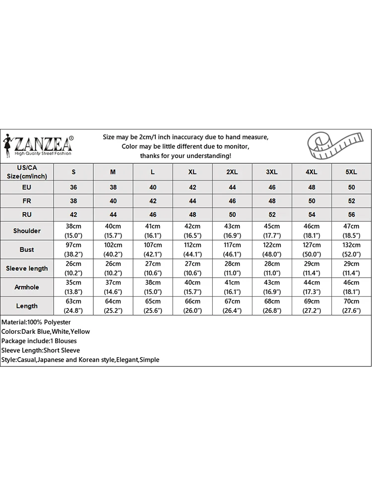 ZANZEA 2024  ⺻    ư  콺, ѱ ǽ ĳ־ 콺, Ƽ   м