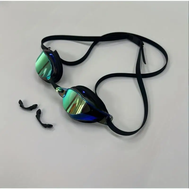 Lunettes de natation adulte anti-buée personnalisables logo étanches silicone sports nautiques