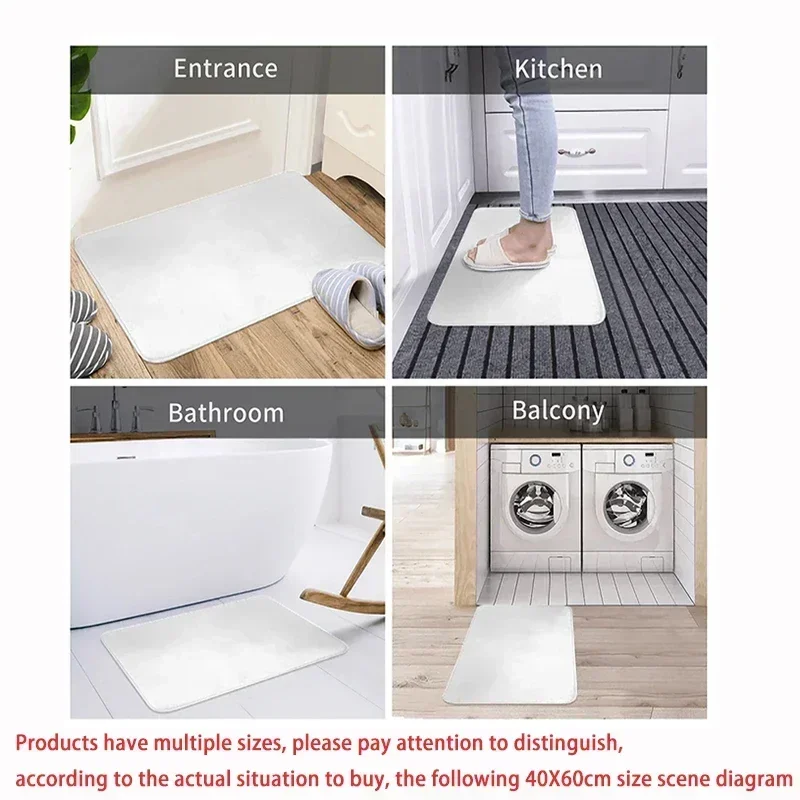 Dentist Tooth Doormat Non-slip Machine Washed Rug Graphic Printed Flannel Doormats for Kitchen Entrance Rugs Home Decor Carpet 4