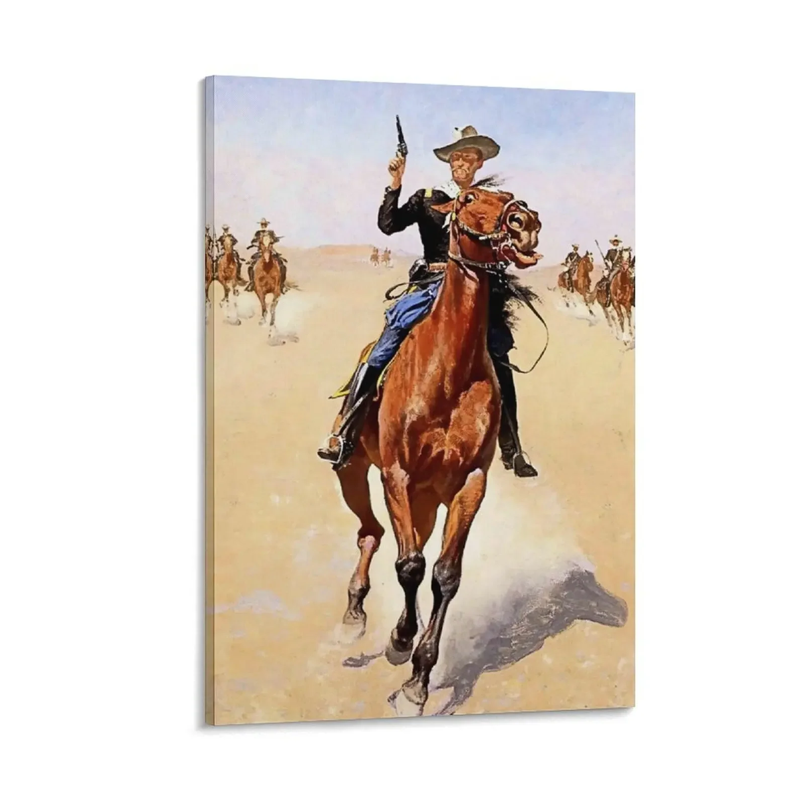 "The Trooper" Western Art Di Alexander Remington Canvas Painting Anime Poster Decorazione Dipinti Wall Decor