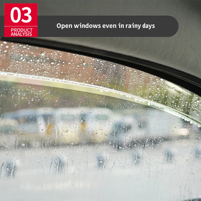 Window Visors Weathershields Wind Rain Guard Bright Strip Wind Deflectors Accessories For Benz M Class W164 W166 2006 -