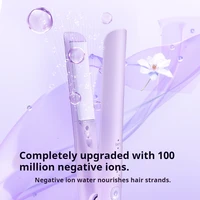 Lisseur et boucleur de cheveux portable 2 en 1, 100 millions d'ions négatifs, 3 couches anti-brûlure, faible puissance 26W, sûr pour les voyages 5