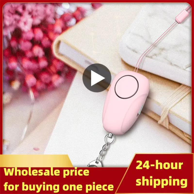 

Personal Self Defense Alarm Protection Chargeable Safety Anti-Wolf Pull Alarm Two Years Of Standby Time RIS 120db For Girl Child