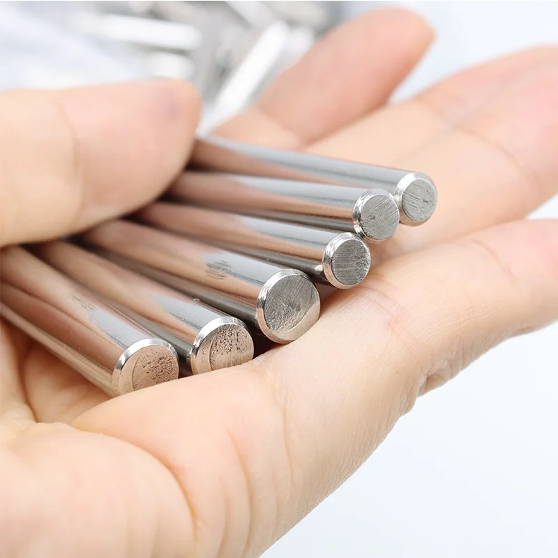 304 Stainless Steel Cylindrical Pin Locating Pins Solid High Hardened Fixed Locat Parallel Pin M1 M2 M2.5 M3 M4 M5 M6 M8 M10