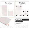 4PCS Stone Drying Tray for Bathroom Sink and Kitchen Counter, Fast Drying Diatomite Stone Sink Tray,Stone Soap Tray,Vanity Tray 3