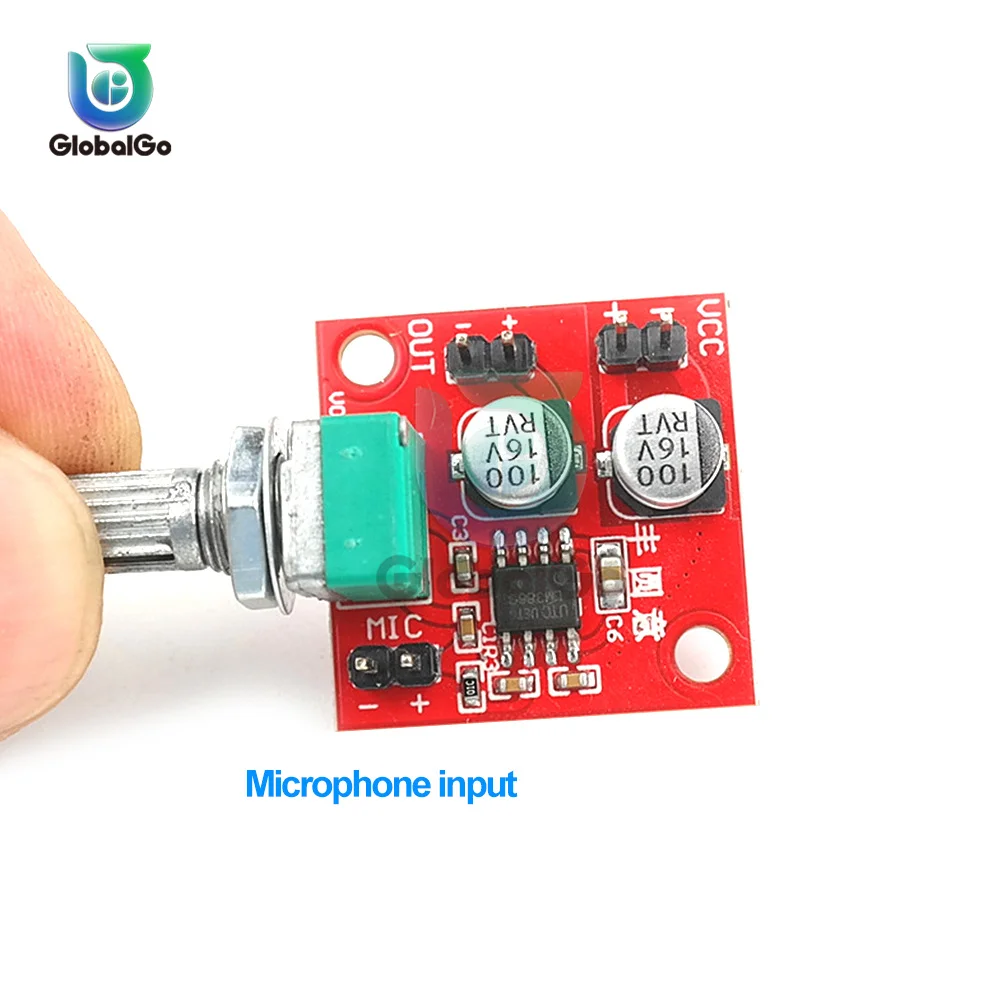 Modulo Amplificatore Microfono LM386 - 5 Pezzi, Regolabile 20-200x, DC 4-12V, Per DIY Elettronico