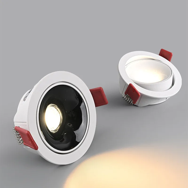 Description Picture 4 of itemUltra-thin embedded dimmable led spotlights anti-glare adjustable 110V220V living room home shopping mall hotel downlights