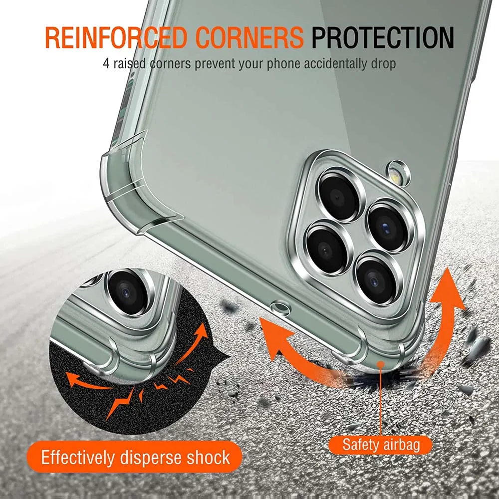 Ultra Protective 1.5MM Clear Air-Bag Shockproof Soft Silicone Case