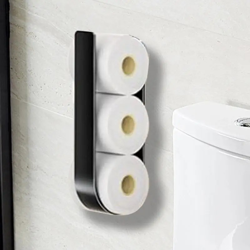 Wall Mounted Toilet Paper Storage Organizer