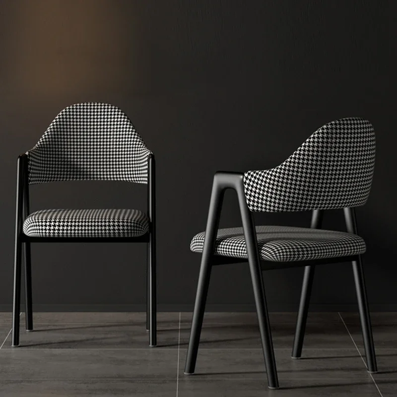 

Nordic Designer Vanity Chair Salon Arm Bedroom Luxury Gaming Chair Makeup Dining Sillon Individual Home Furniture DC-315