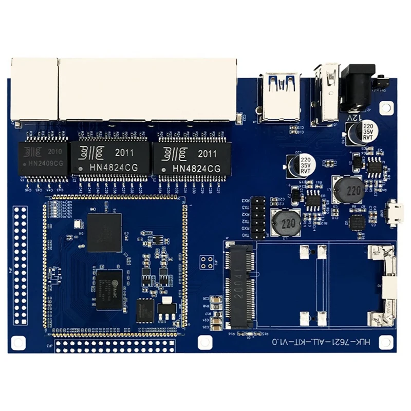 

MT7621 Gigabit Ethernet Router Test Kit Development Board HLK-7621 Module Manufacturer Support Openwrt Dual-Core