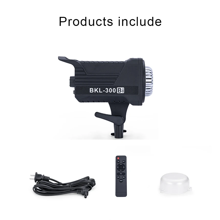 300W Bi LED Video Light,Continuous LED Lighting with 2.4G Wireless Remote for Portrait,Wedding,Outdoor Shooting,YouTube Videos