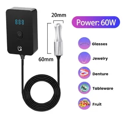 Mini Ultrasonic Cleaning Machine,Jewelry Cleaner,Watch, Glasses,Dishes,Fruit,Vegetable,Teeth Sonic Washing,Appliances Ultrasound