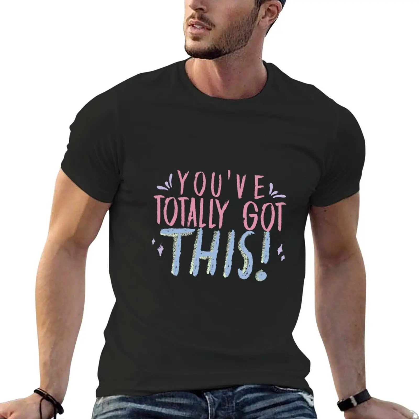 

You've totally got this T-shirt aesthetic clothes boys whites oversized black t-shirts for men