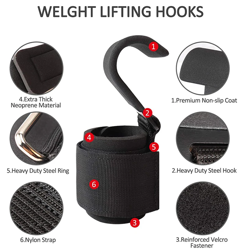 Weightlifting Hook Grip Straps 3