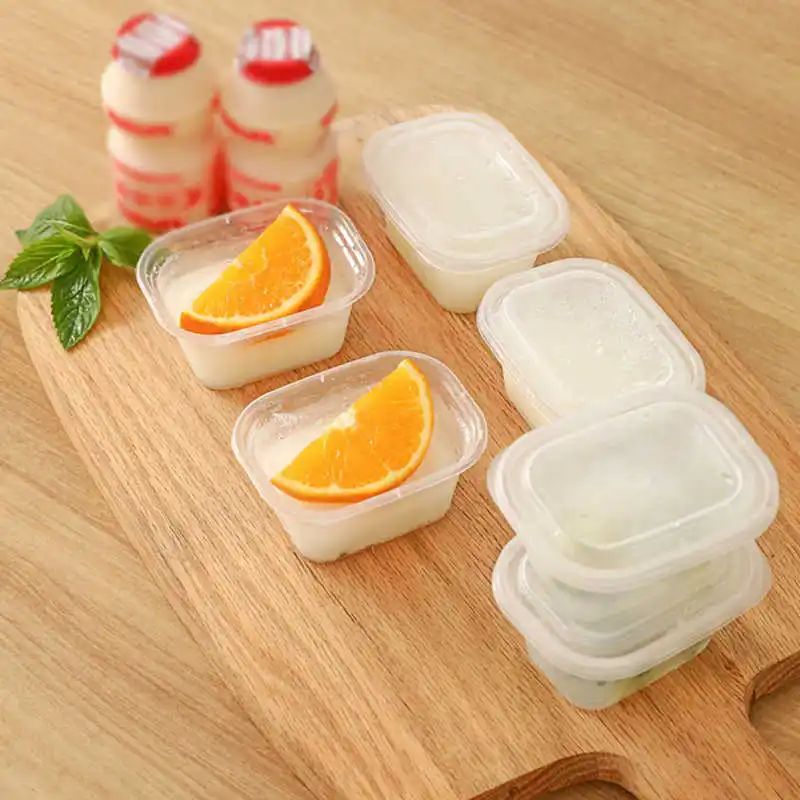 Plastic Takeaway Sauce Cup Containers Food  Plastic Food Storage Containers  Lids - Bottles,jars & Boxes - Aliexpress