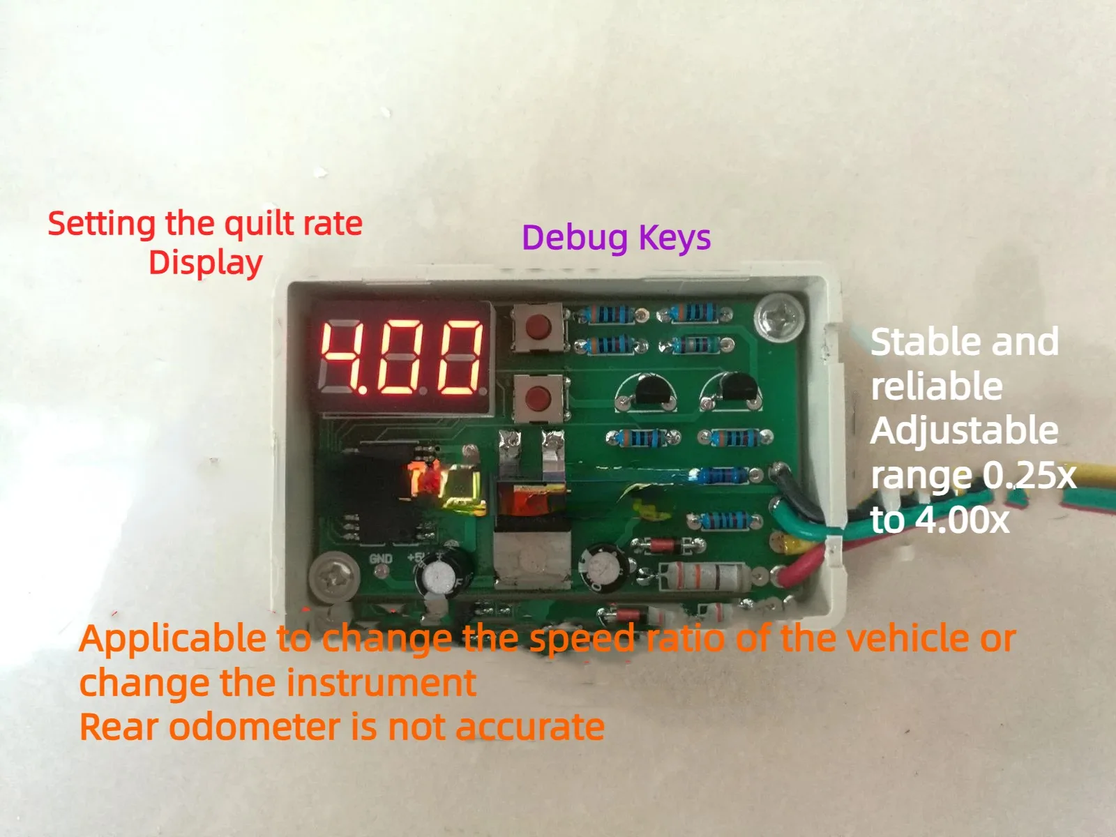 

Car Modification Speed Ratio Odometer Is Not Accurate, Please Install Speed Signal Processor, Stable