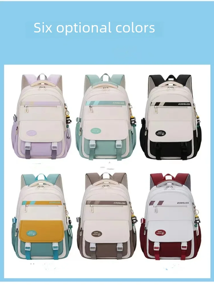 Schoolbag Beautiful Girl goes to School and Goes to Work Shoulder Bag for Young People TLarge-capacity Travel business bag