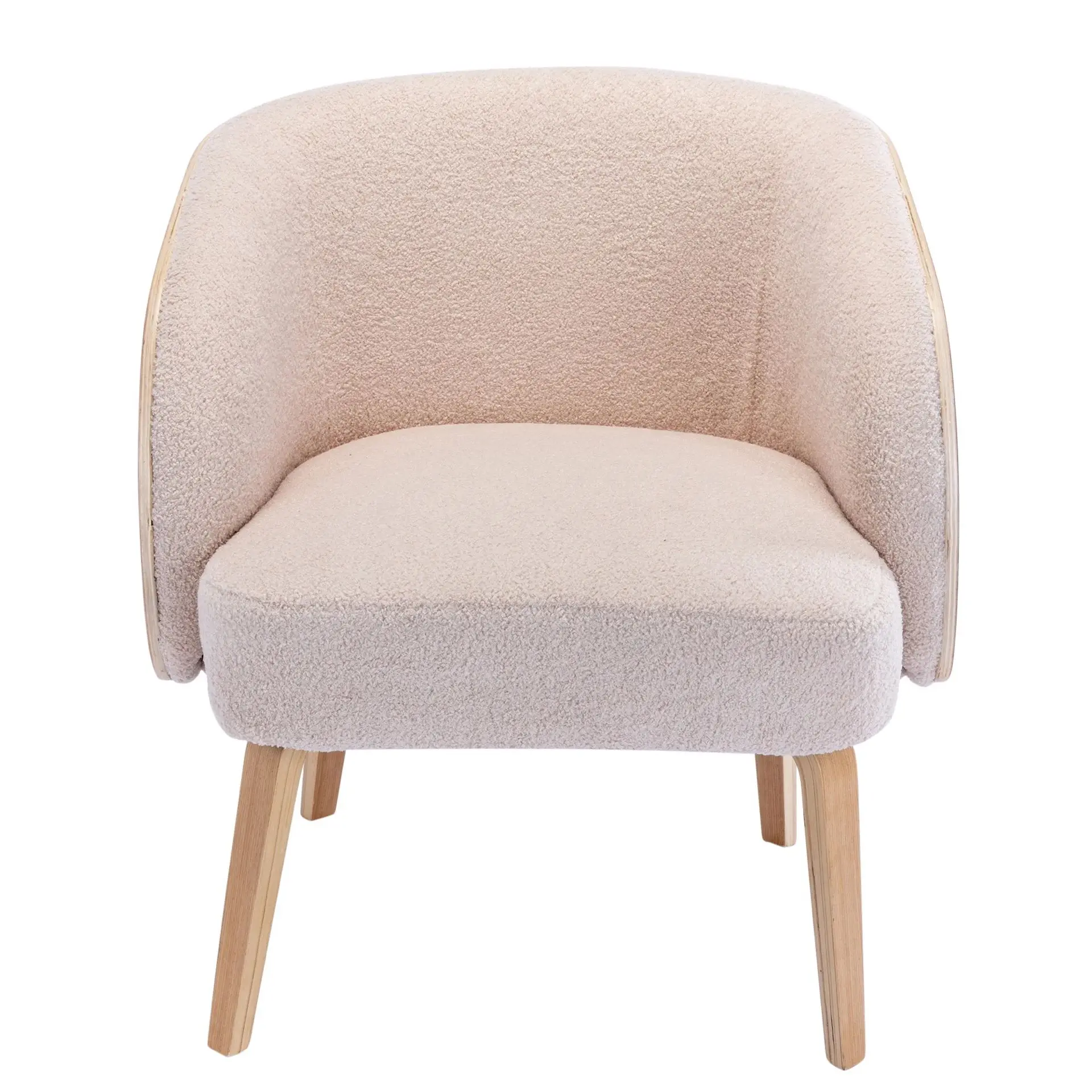 Sedia Acent In Pelo Di Agnello Sedia Da Soggiorno Imbottita Sedia Da Camera Da Letto Divano In Legno Curvato Sedia Schienale Per Trucco Sedia Per Ungh