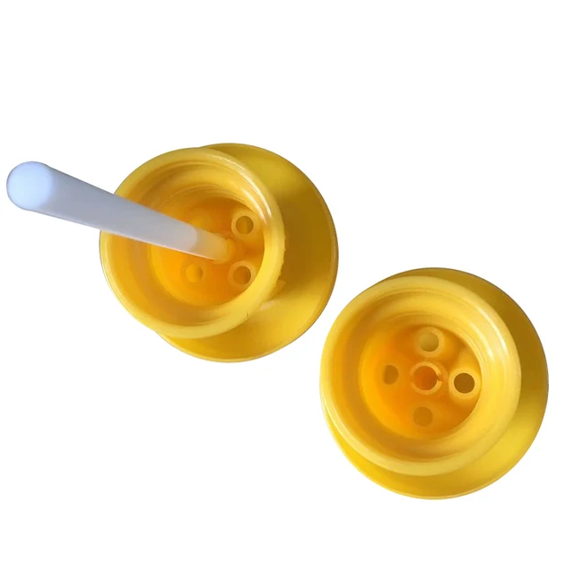 Flypaper Rovar Kártevőirtás -Ellenőrzés Az Otthoni Farm Gyümölcsös Gyümölcslégy Csapdájának Gyilkos Műanyag Sárga Drosophila Csapda - Image 4