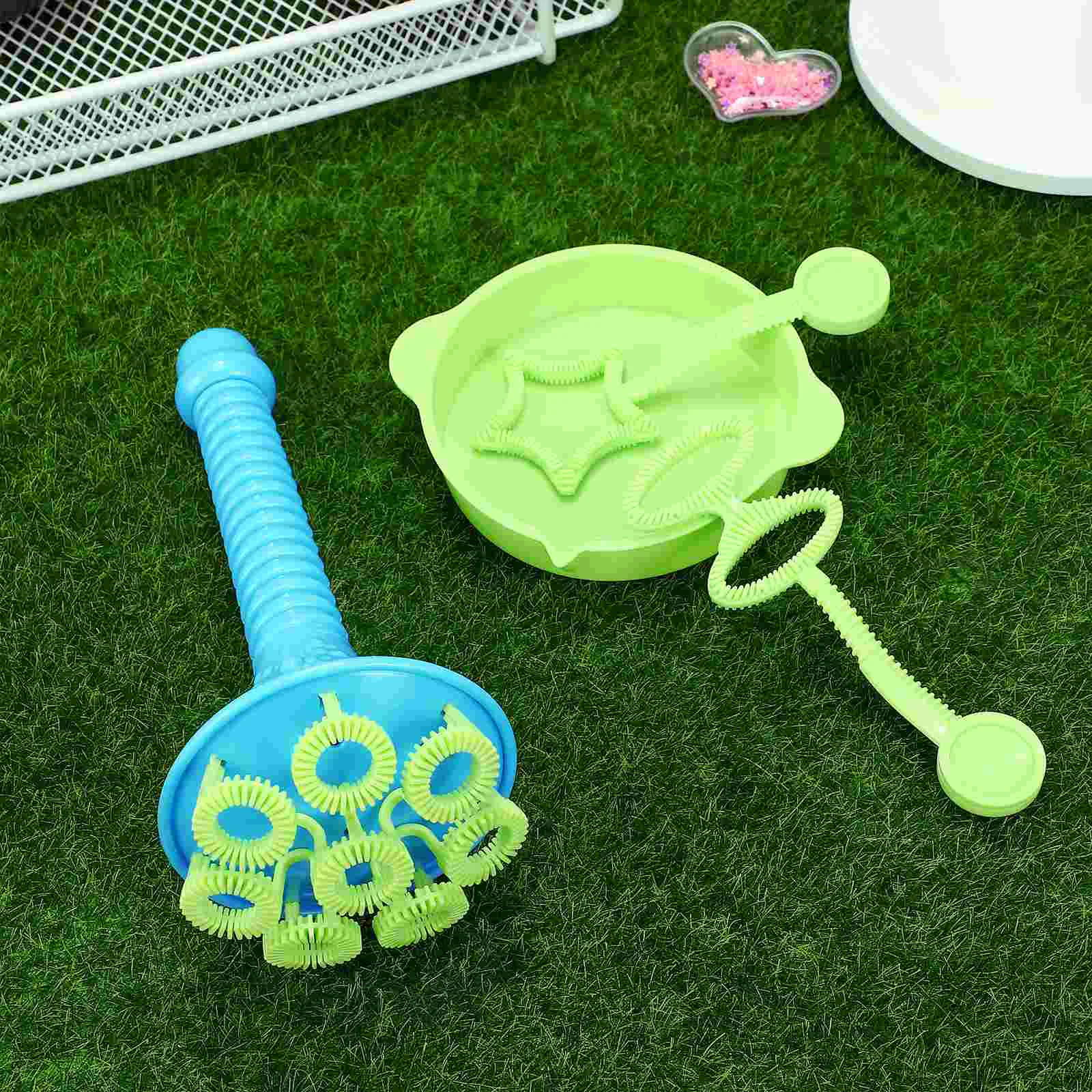 Bubble Blower Trumpet Toy Girl Toys Bubber Blowing Soap Tools Gift Dispenser Blue Gumballs 4