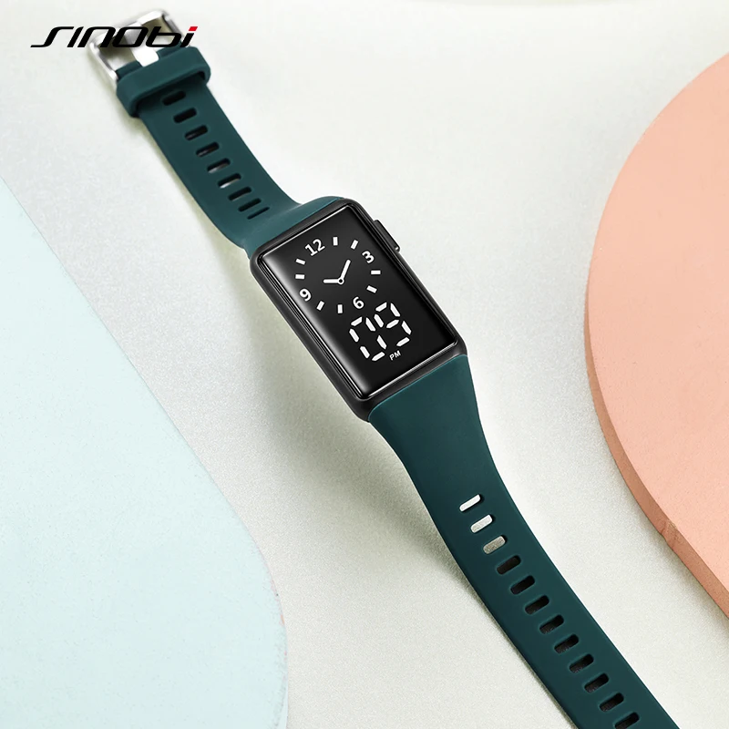 SINOBI Fashion Outdoor Sports Watch Men Multifunction Watches Calender Clock  5Bar Waterproof Digital Watch Reloj Hombre