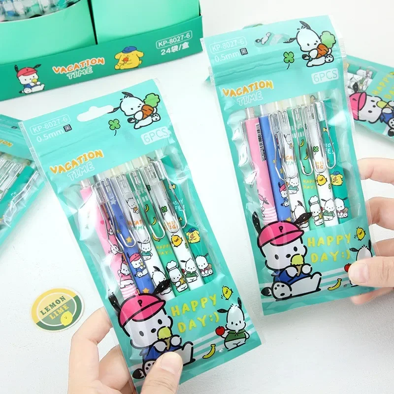 

Ручка Pachacco Kawaii Sanrio мультяшная Милая Kuromi Mymelody креативная сенсорная нейтральная ручка аниме милая Канцтовары подарок на день рождения
