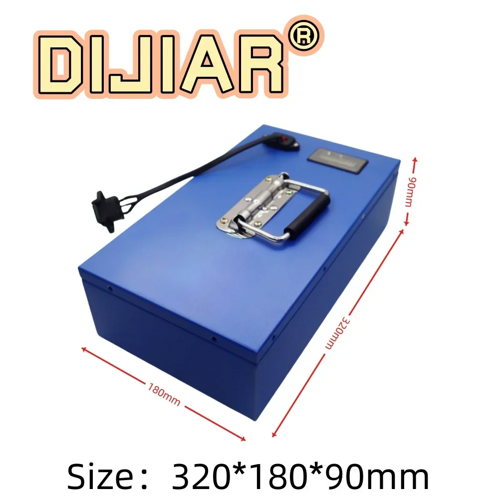 Air freight fast transportation, 24V20AH-100Ah, 18650 full capacity lithium battery, metal shell, applied to 250-3000W equipment 5