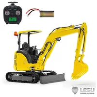 New 1/14 LESU PC30 Mini RC Excavator Radio Control Digger Trucks Car Vehicle Machine Toys for Boys 2