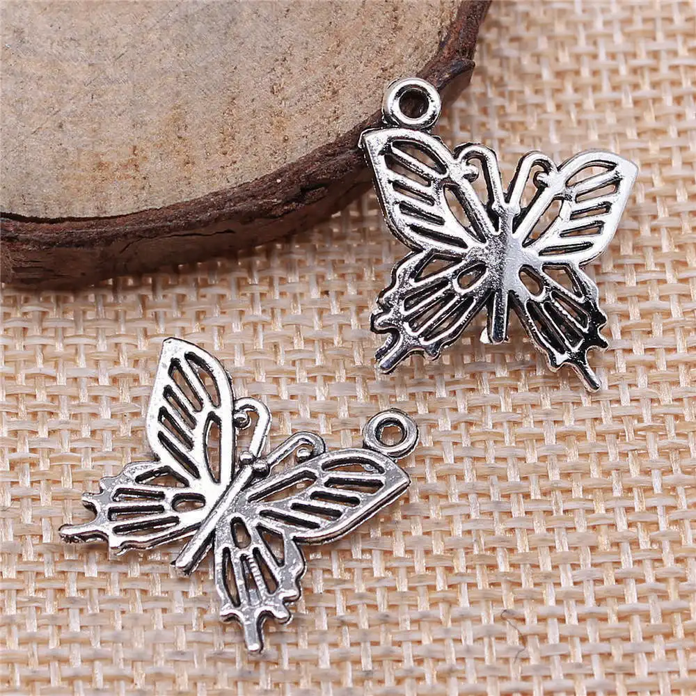 

Findings Butterfly Charms Jewelry And Accessories 20x19mm 10pcs