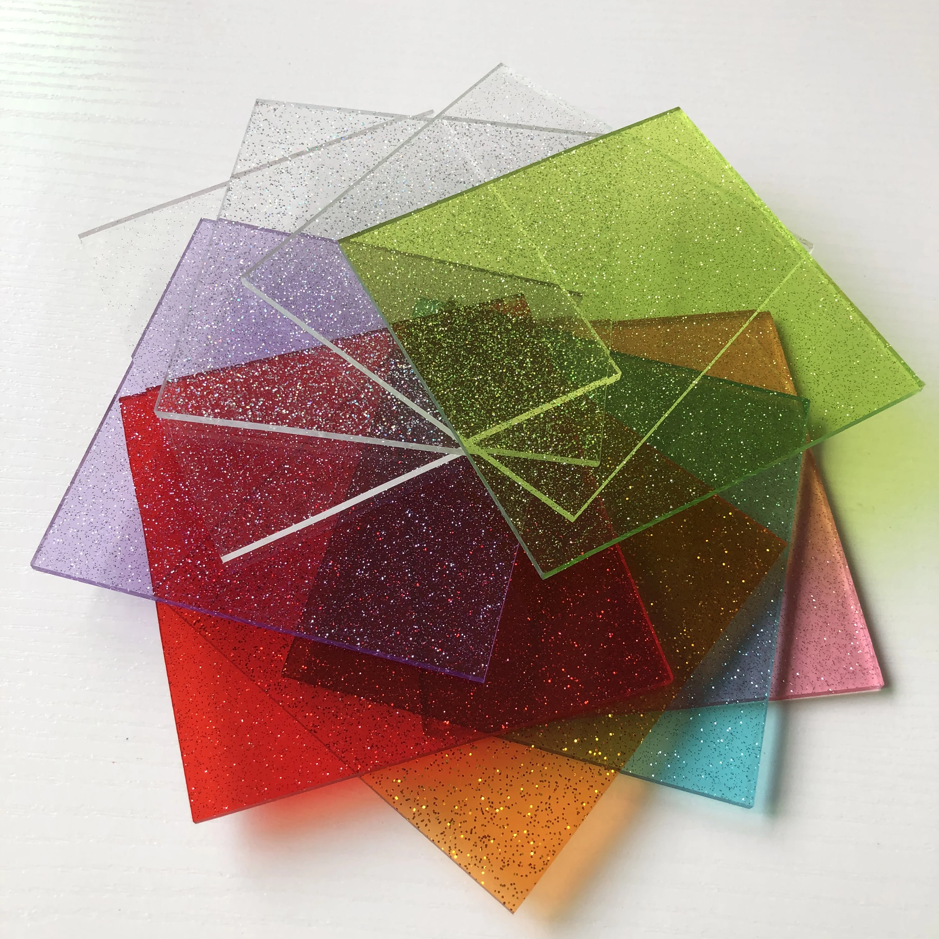 3mm Thick Pmma,acrylic Sheet/plexiglass,transparent Glittering, For