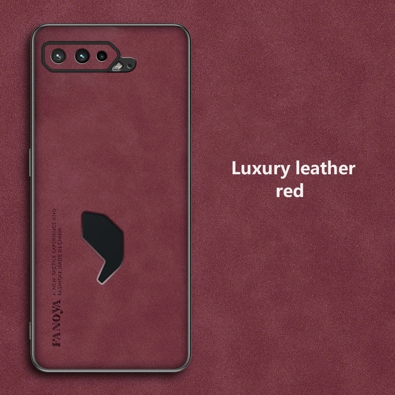 Leather Shockproof Phone Case with Heat Dissipation and TPU Silicone Reinforcement