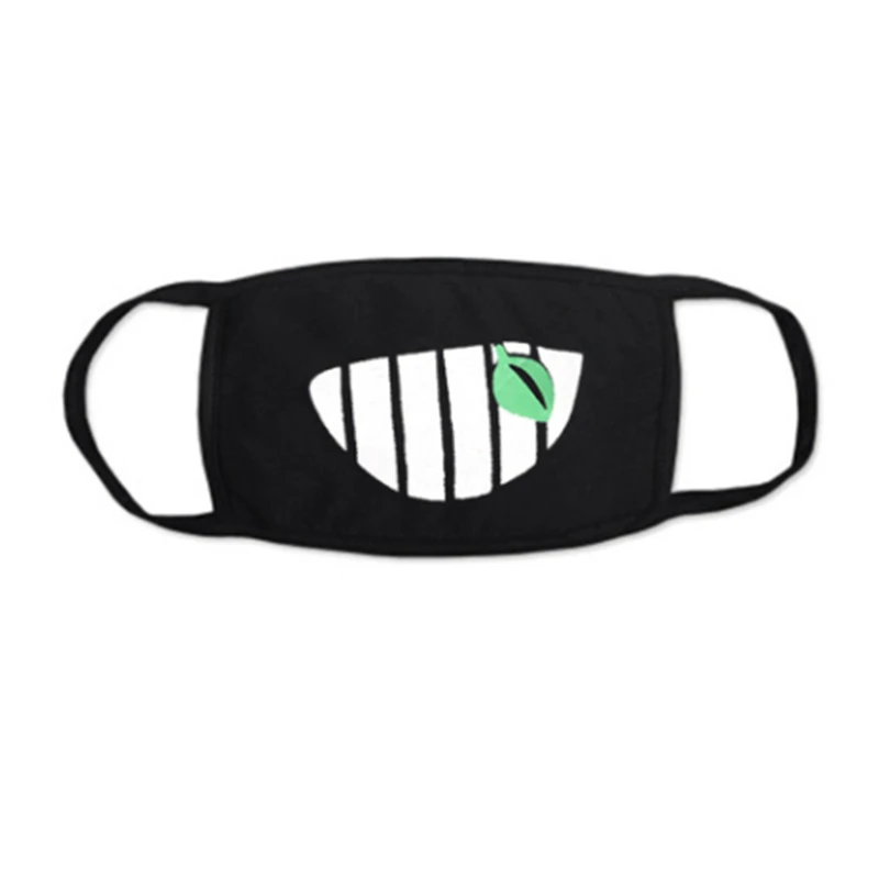 Anti Dust Mask For Kpop Mouth Protective Masks Black Cotton Cartoon Anime Mask Winter Face Halloween Masque Anti Pollution