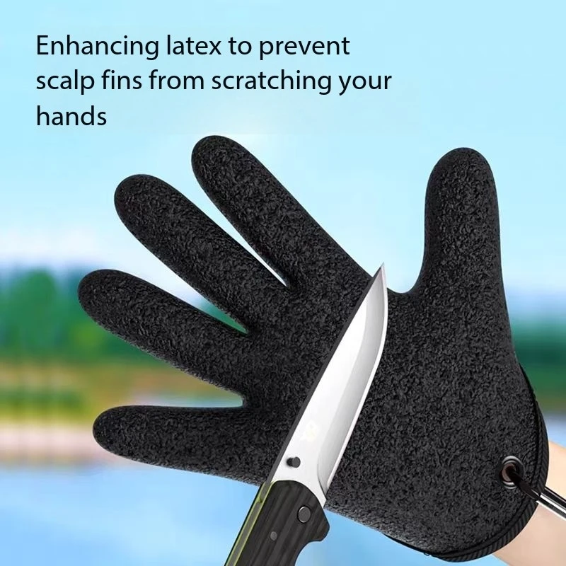 Fish Catching Gloves Are Stab Resistant, Specifically Designed For Water Sea Use, Equipped Magnetic Devices, Anti Slip Fishing