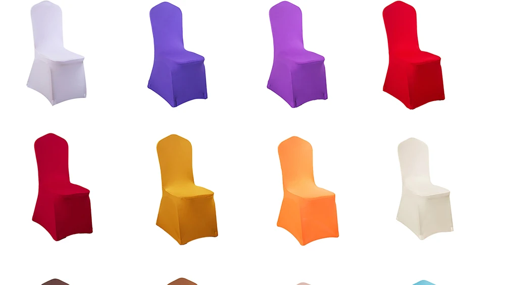 WHITE Chair Covers for Party Events