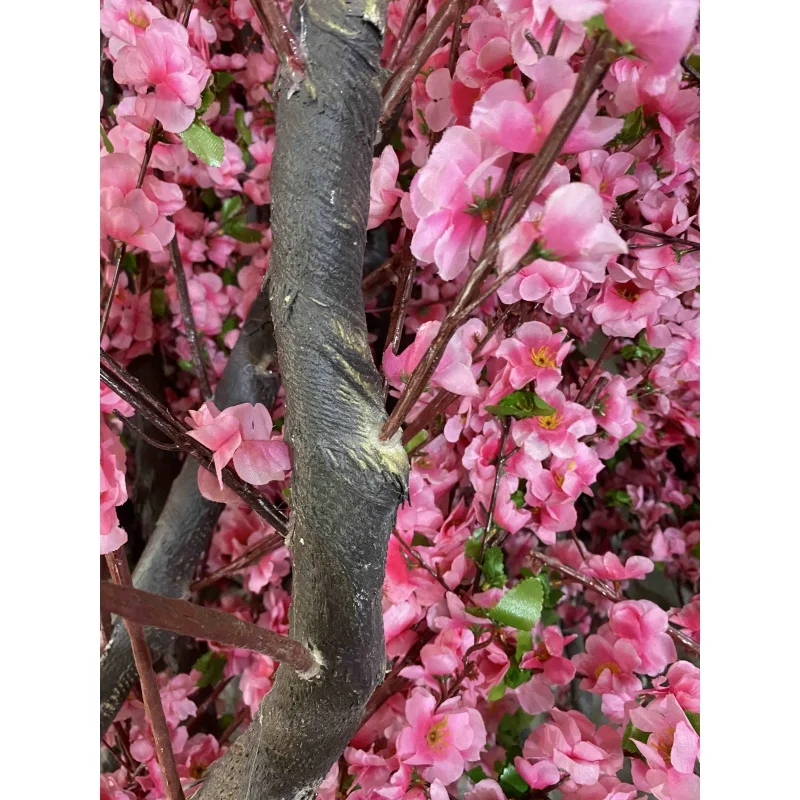 사용자 정의. 정원 장식 손으로 만든 대형 인공 복숭아 꽃 나무, 공원 장식
