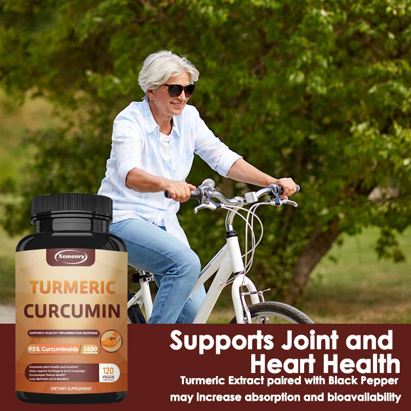 Turmeric Powder Curcumin Supplement 95% Curcumin Black Pepper Extract turmeric curcumin capsules