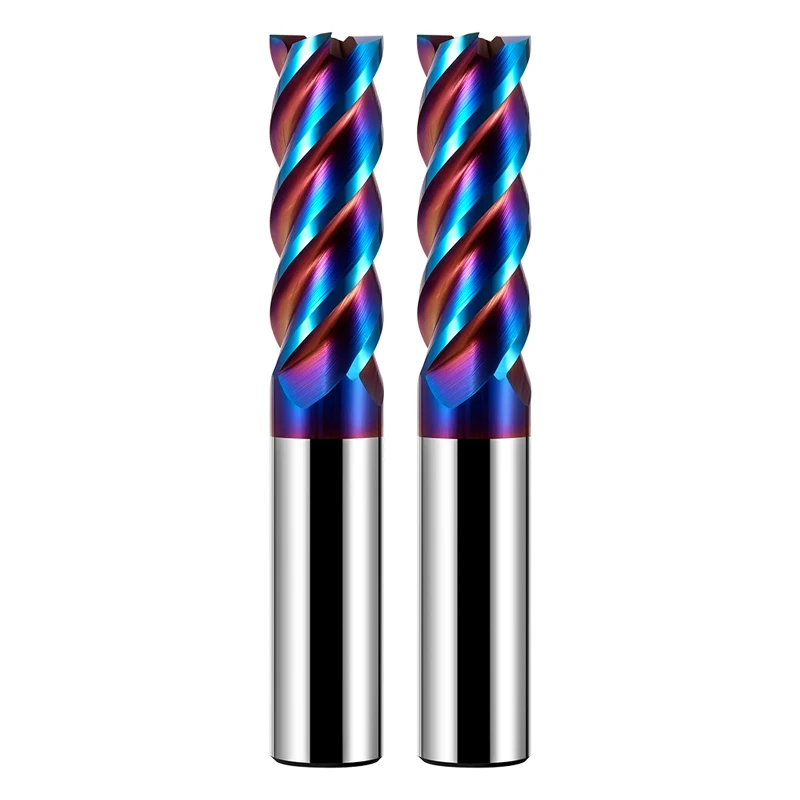 HRC65 HRC72 CARBID MILLING CUTTER 1 2 4 6 8 10 12 14 16 20mm 4Flute Alloy Coating TUNGSTEN CARBID MILLING CUTTER alloy carbide milling cutter,carbide end mill