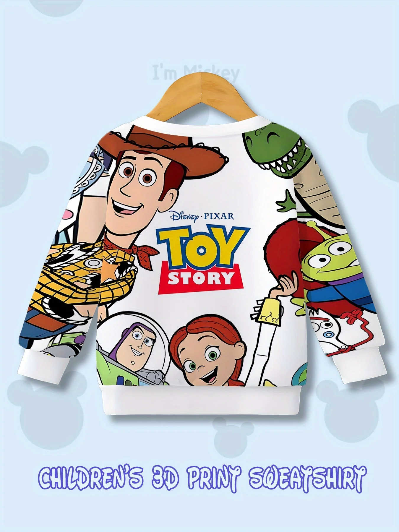 سويت شيرت للأطفال مع هوديي للجنسين مطبوع عليه Disn...