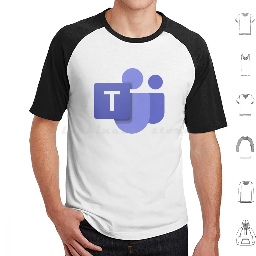 Microsoft Teams Blue Logo T Shirt Cotton Men Women Diy Print Teams Microsoft Teams Teams Azure Windows Best Microsoft
