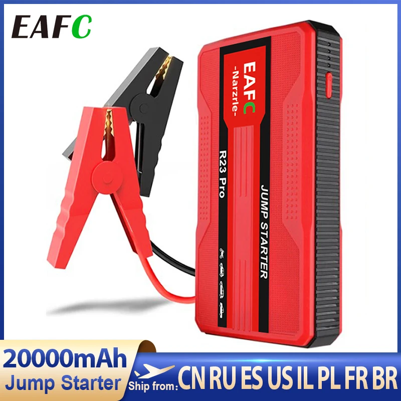 Car Jump Starter Battery Power Bank 20000mah for Car Starter Portable