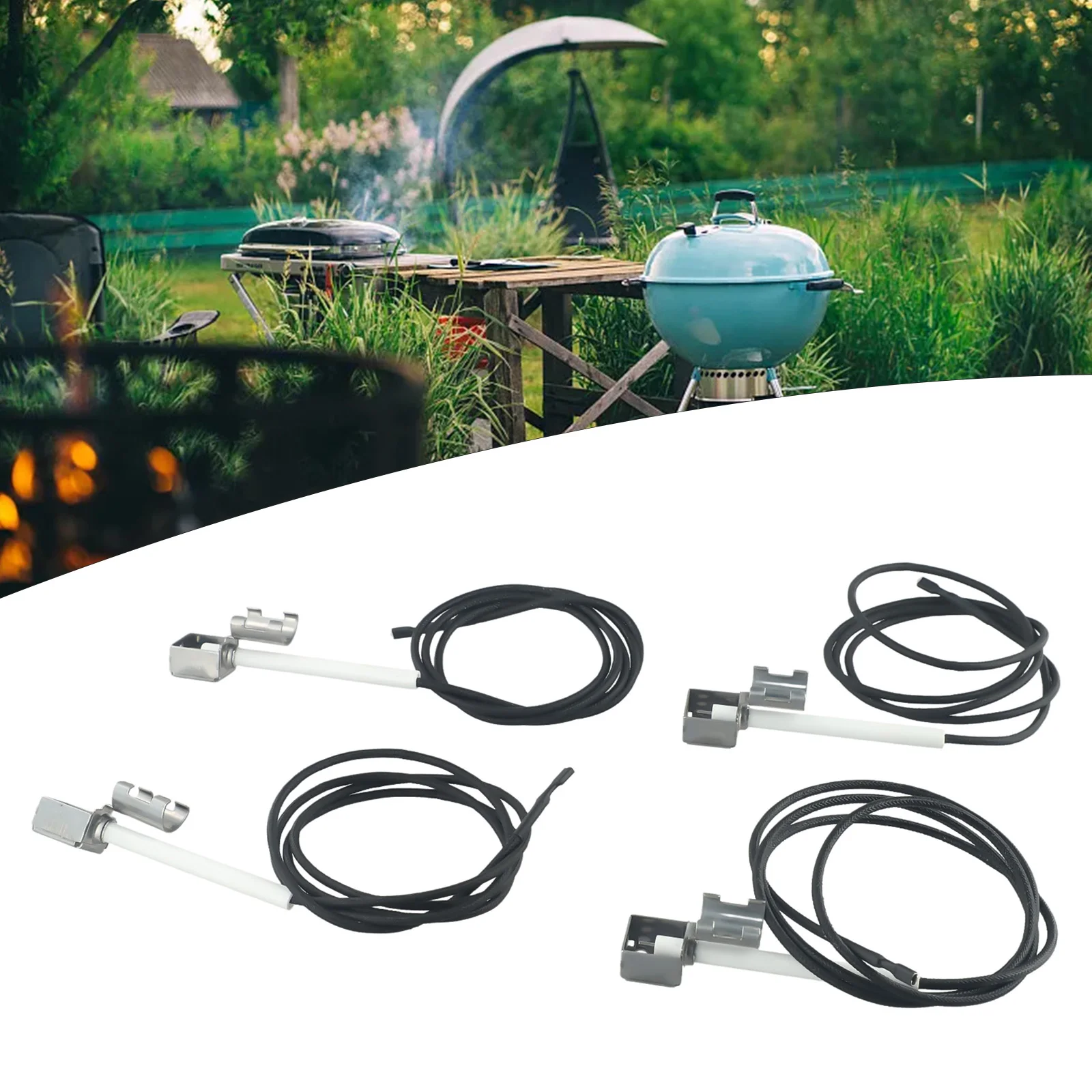 바베큐용 전극 점화기, 바베큐 그릴 버너, Charbroil Advantage 463343015 463344015 463347017 바베큐 그릴, 4 개