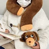 A21R-Dachshund Question Mark Pillow Long Nap Pillow Student Dormitory Airplane Travel Neck Pillow New Year Gift 6