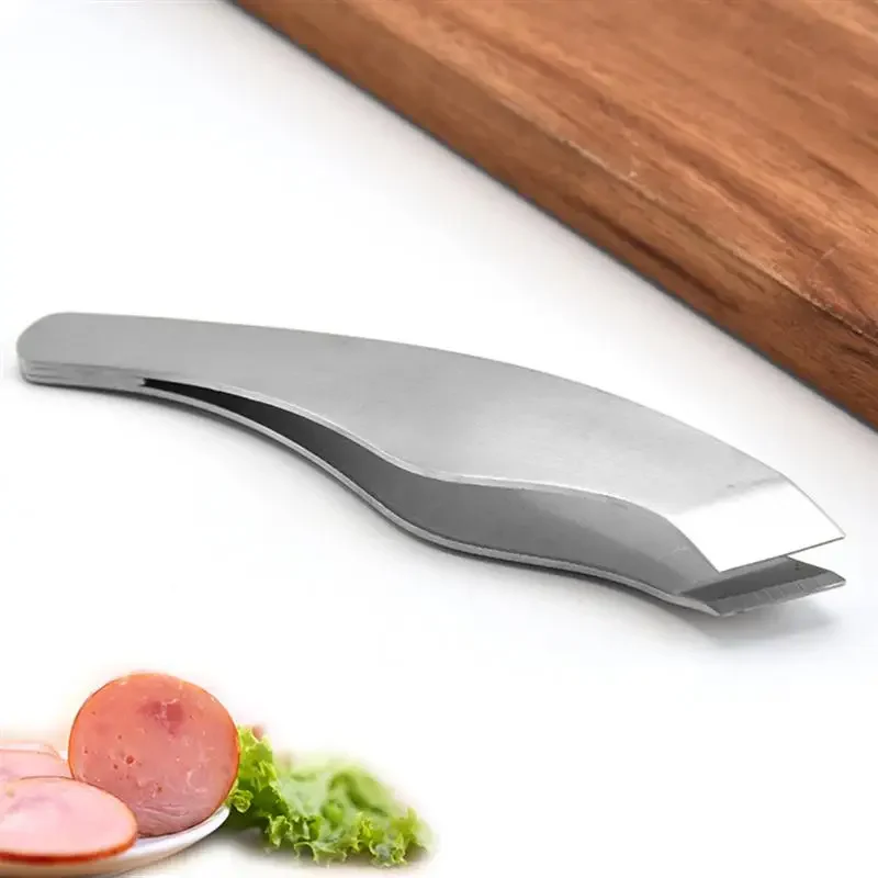 1pc Stainless Steel Tweezers Bone Tweezer Food Clips Food Tongs Hair Removal Tool Angled Ham Pin Bone Pliers Removing fish bone tweezers,kitchen tweezers