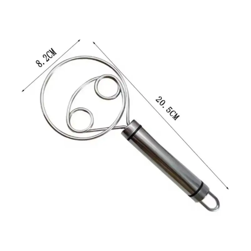 1PC Baking Blender Tools Dough Whisk Bread Mixer Cake Pastry Flours Dough Blenders With Hanging Hole Kitchen Baking Blender Tool