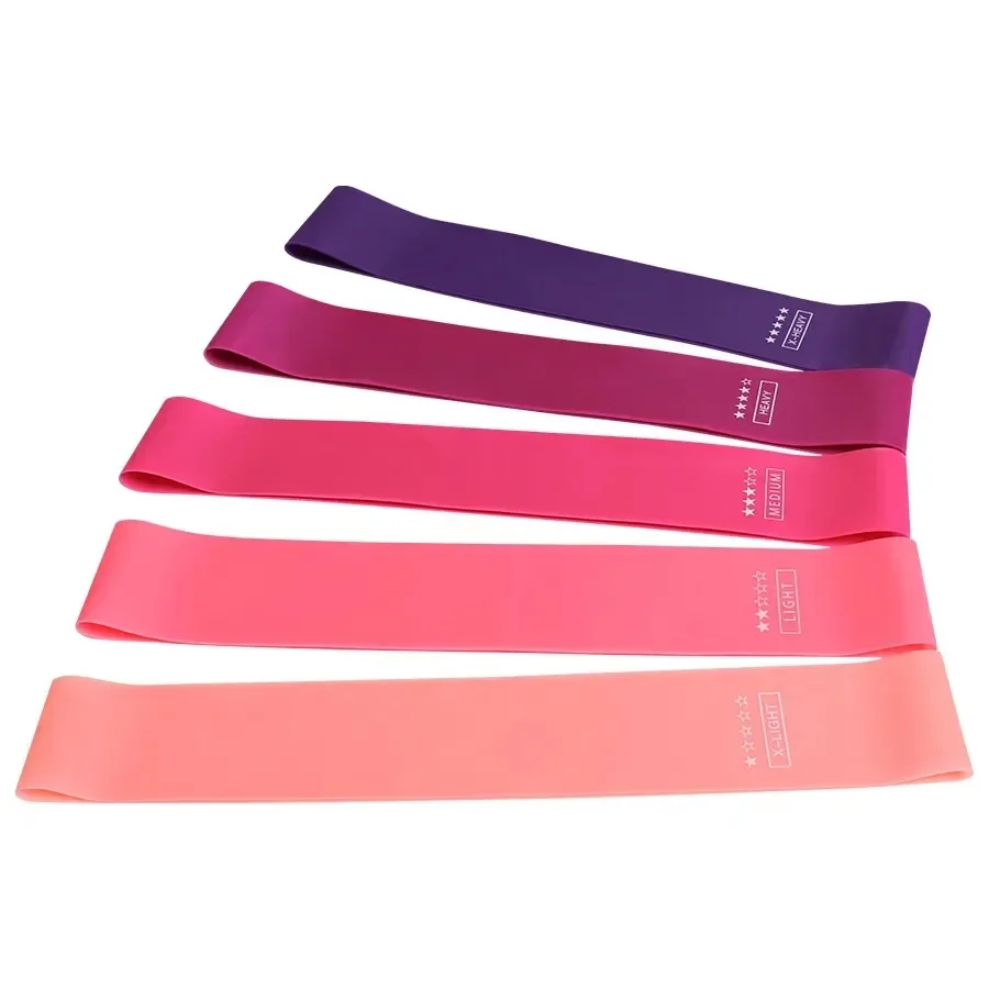 Portable Resistance Band Women'S Squat Hips Tension Bands Gym Yoga Equipment Tension Slim Legs Slim Hands Elastic Circle Strap
