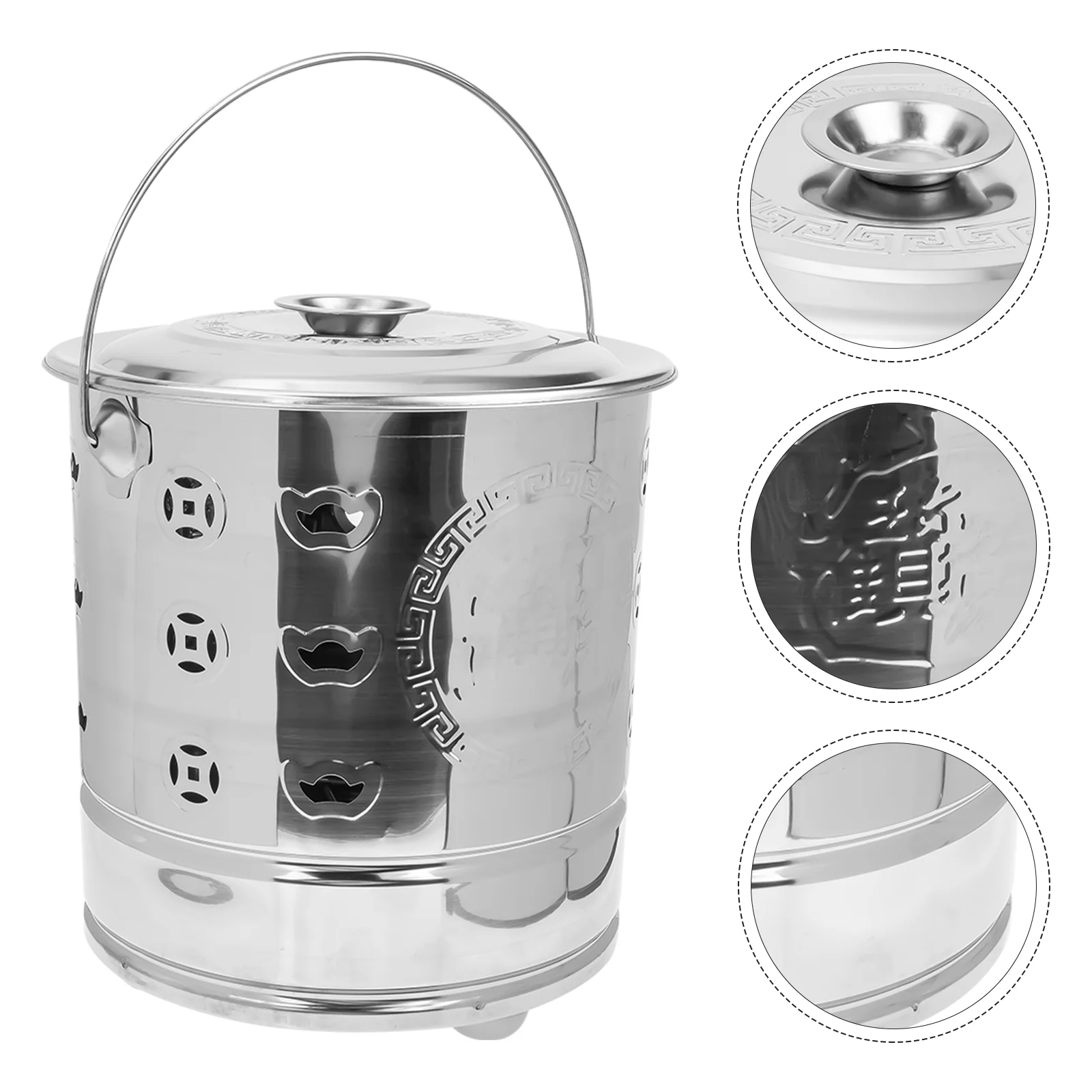 

Incinerator Burn Barrel Yard Incinerator Can Stainless Steel Burning Barrel Outdoor Incinerator Fire Bin