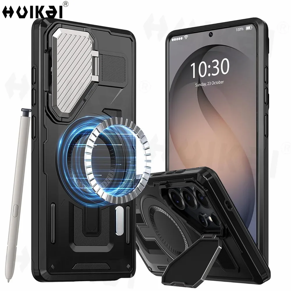 Magnetic Rotatable Kickstand Phone Case with Enhanced Protection