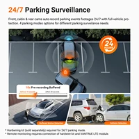Vantrue N4 Pro S 3 canaux DashCam STARVIS 2 HDR IR Vision nocturne 4K + 1080P + 2.5K caméra arrière étanche Wi-Fi GPS 24h Mode de stationnement 4