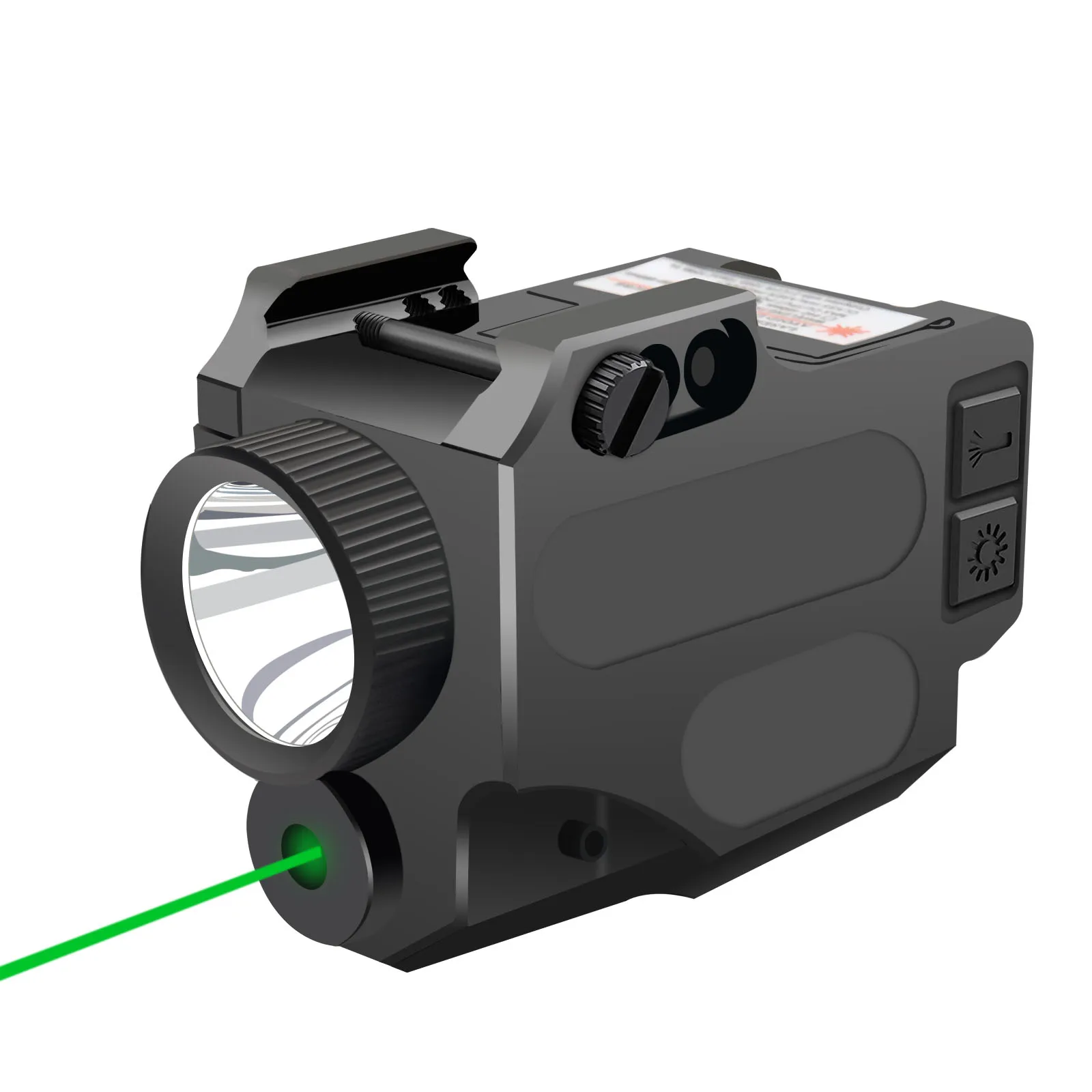 Tactical Green Laser Sight, 650lm Weapon Flashlight, Usb